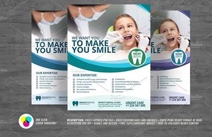 Dental Care and Services Flyer
