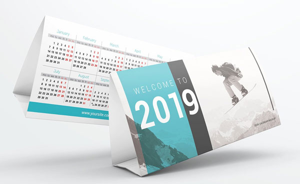 Desk Calendar Mockups Download