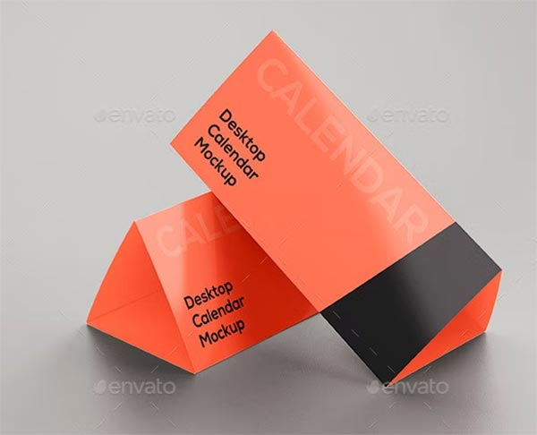 Desktop Calendar Mockup Design