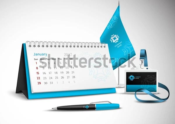 Desktop Corporate Identity Mockup