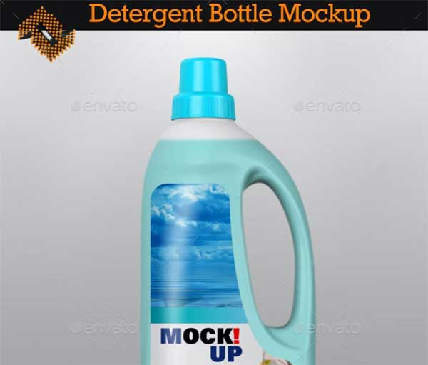 Detergent Bottle / Softener Bottle Mockup