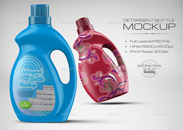 Detergent Bottle Mockup