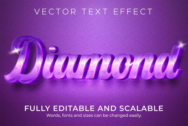 Diamond Elegant Photoshop Text Effects
