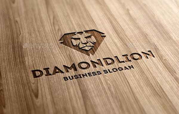 Diamond Lion Logo Template