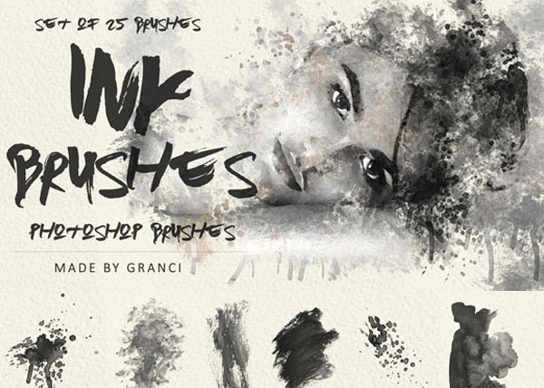 Digi Ink Brushes Template