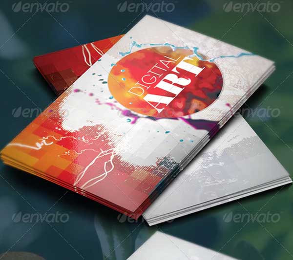 Digital Artist Business Card Template