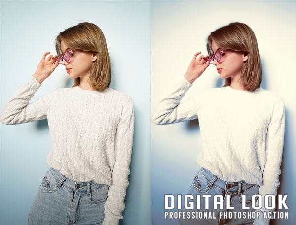 Digital Look Photoshop Action