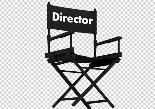 Director Chair - 3D Render