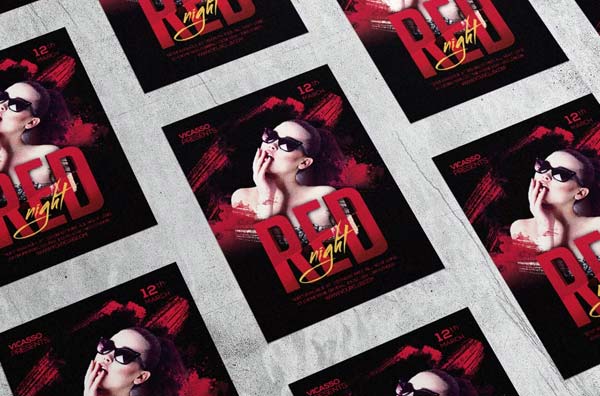 Dirty Angels Ladies Night Party Flyer