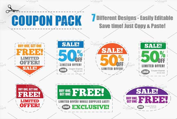 Discount Coupon Tag Designs