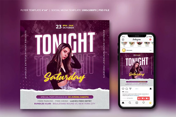 Dj Club Flyer Template