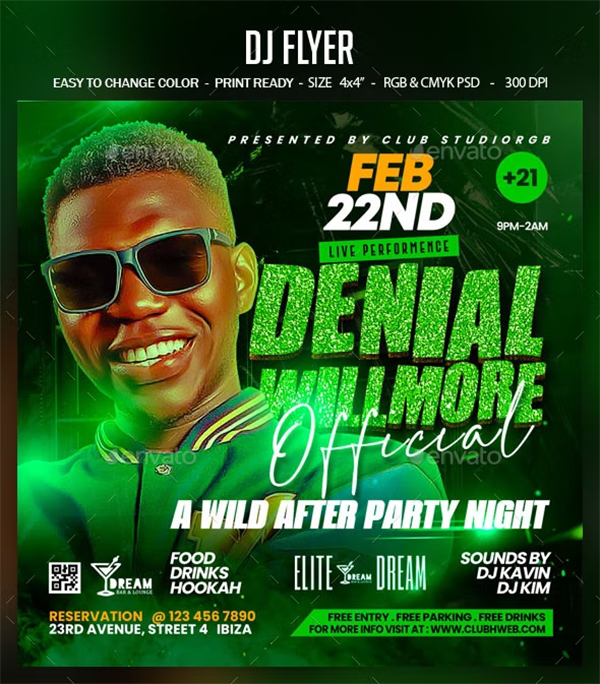 Dj Event Flyer Template
