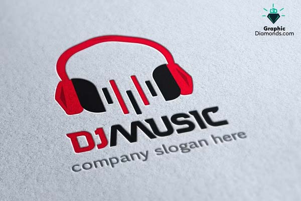 Dj Music Logo Template Download