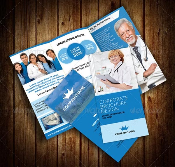 Doctor Medical Hospital Health Tri-Fold Brochure
