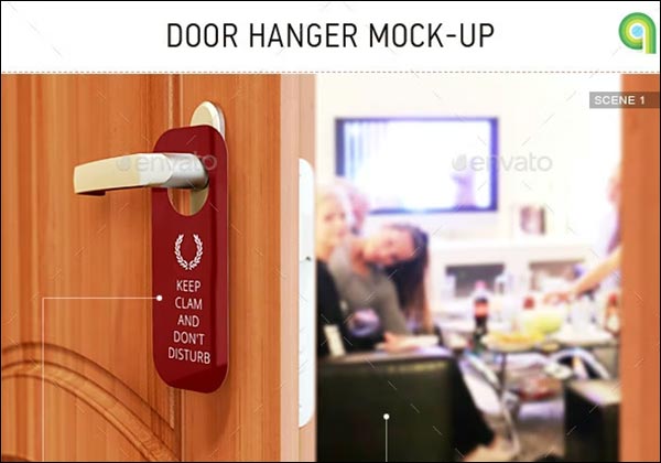 Door Hanger Design Mockup