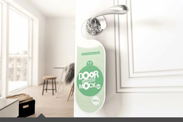 Door Hanger Mockups Template