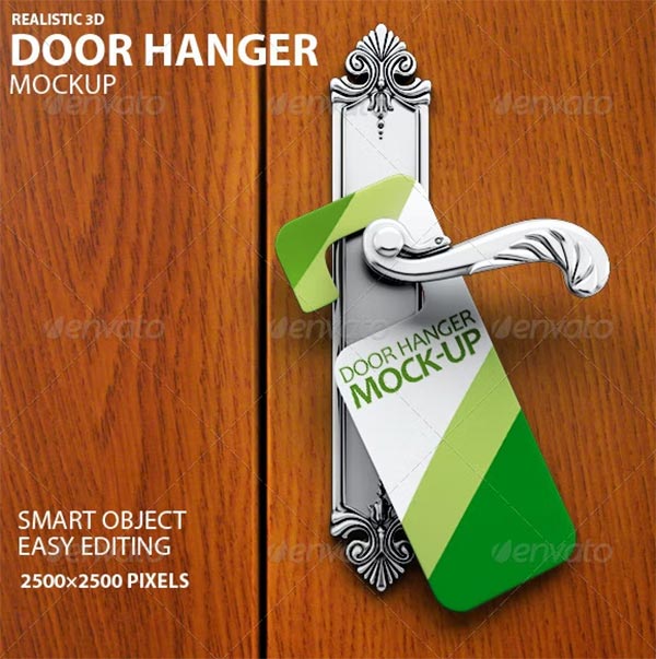 Door Hanger Mockups Template