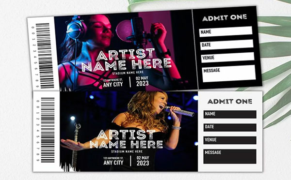 Download Best Concert Ticket Templates