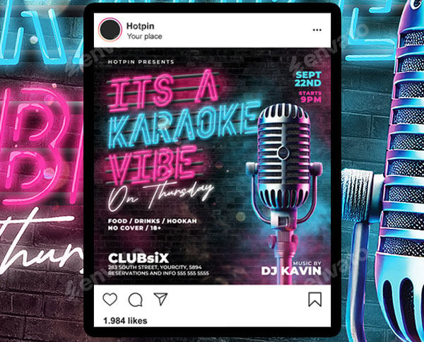 Download Best Karaoke Flyer Templates