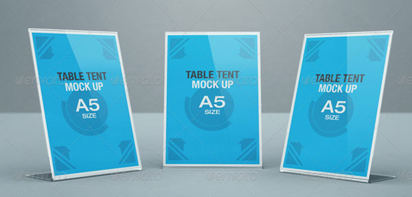Download Best Table Tent Mockup