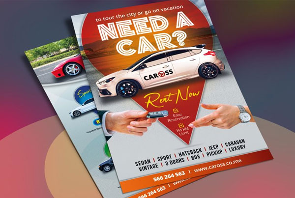 Download Car Rental Flyer Template