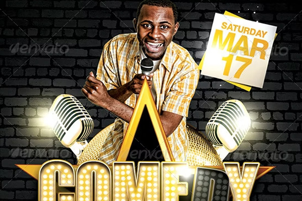 Comedy Show Flyer Template