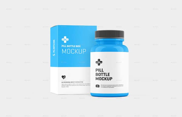 Download Editable Pills Bottle Mockups