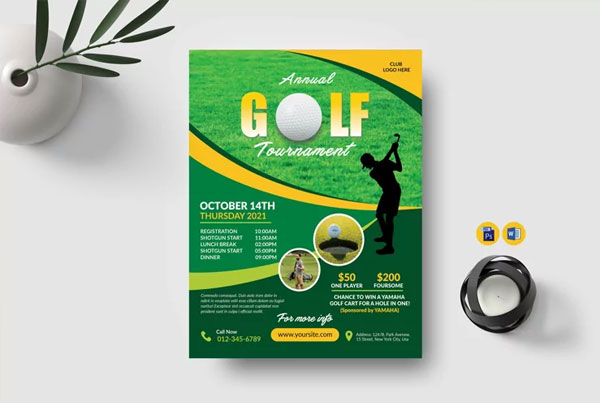 Download Golf Tournament Event Flyer Template