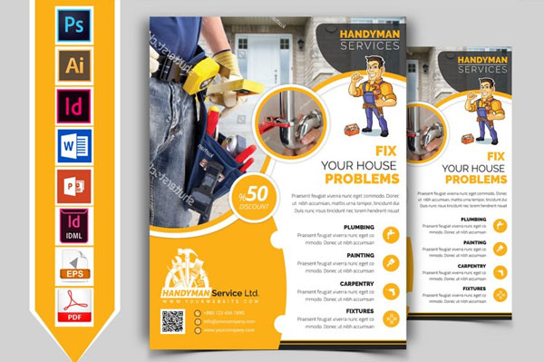 Download Handyman & Plumber Service Flyer