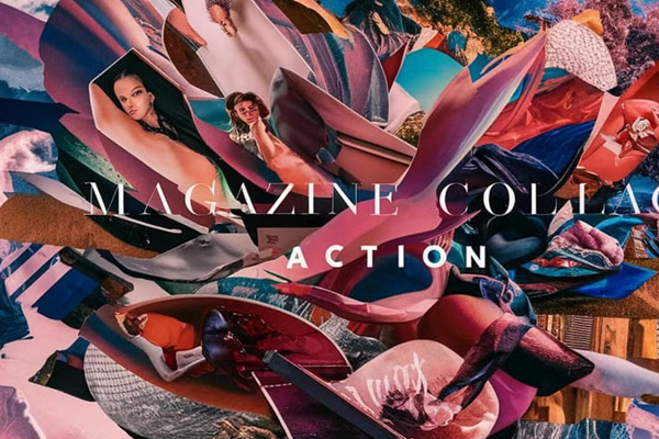 Download Magazine Collage Photoshop Action