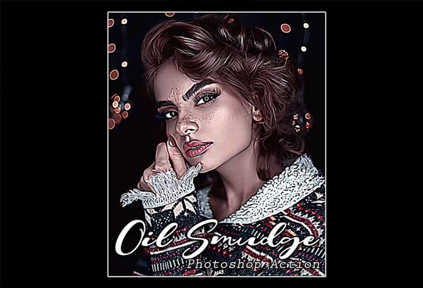 Download Oil Smudge Photoshop Action