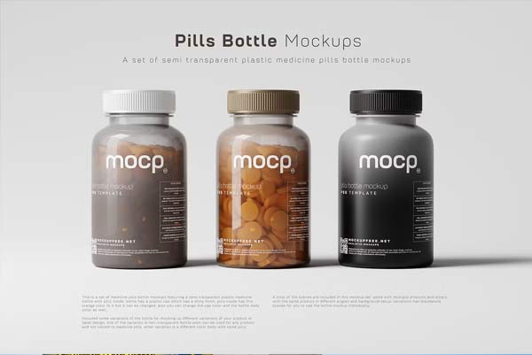 Download Pill Bottle Mockup Generator