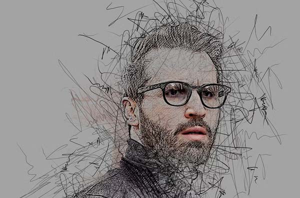 Download Scribble Sketch Photoshop Action