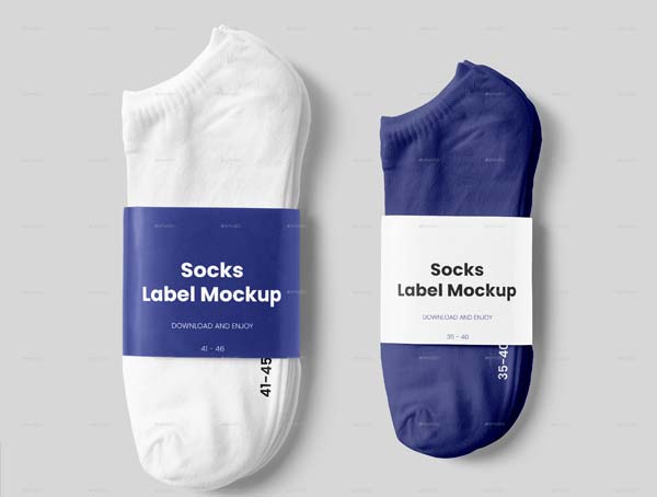 Download Socks Package Mockup