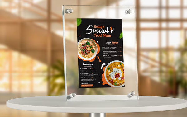 Download Table Tent Card Mockup