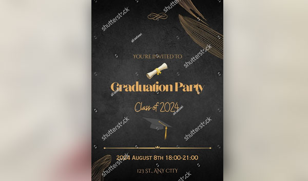Download University Graduation Invitation Template