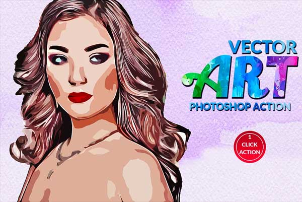 Download Vector Art Photoshop Action