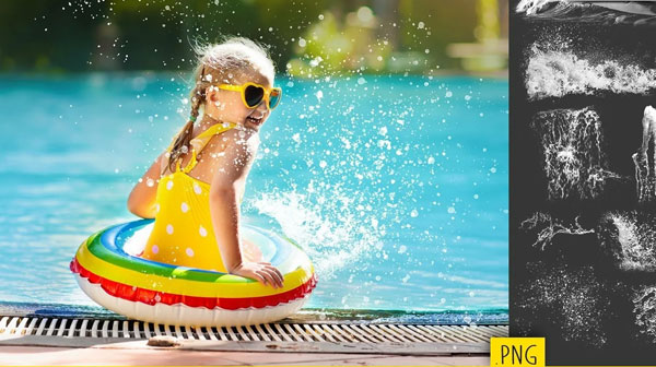 Download Water Splash Photo Overlays