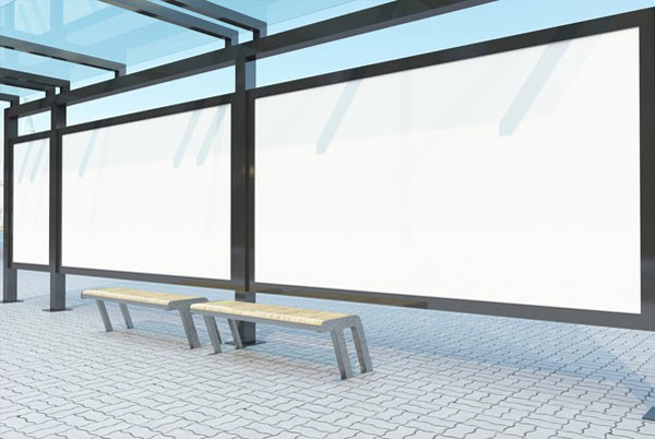 Download Bus Shelter Mockup Template