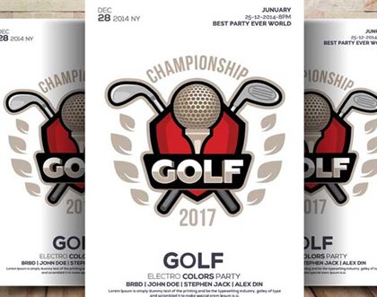Download Golf Tournament Brochure Template