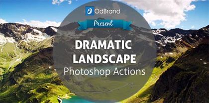 Dramatic Landscape Photoshop Action