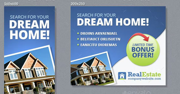 Dream Home Real Estate Banners