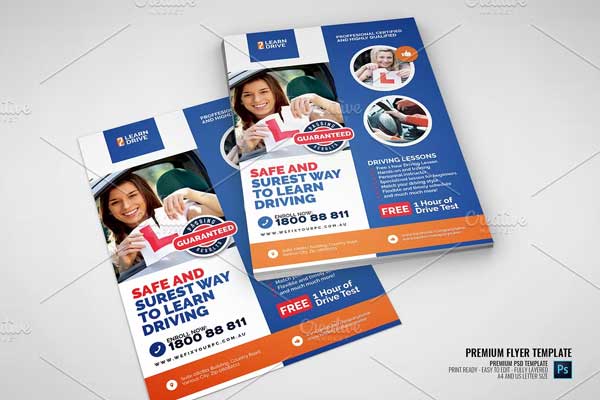 Driving School Promotional Flyer
