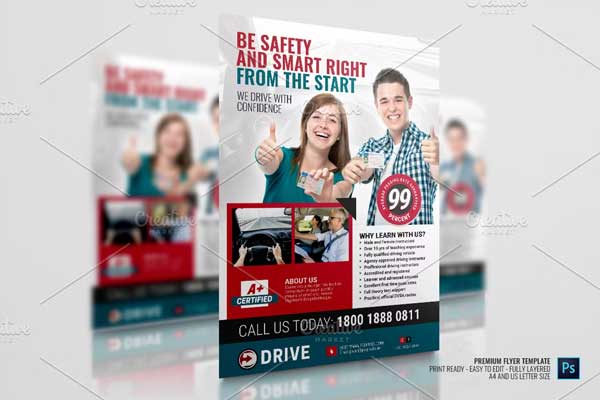 Driving Tutorial Flyer