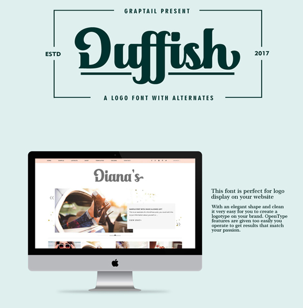 Duffish Logo Font