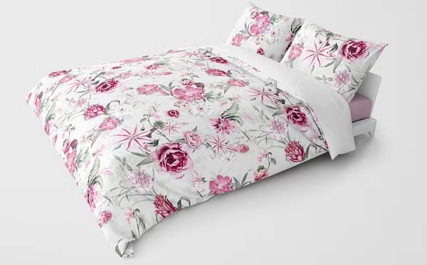 Duvet And Pillows Mockup Set