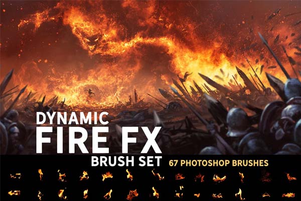 Dynamic Fire FX Brush Set