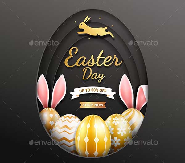 Easter Day Egg Background
