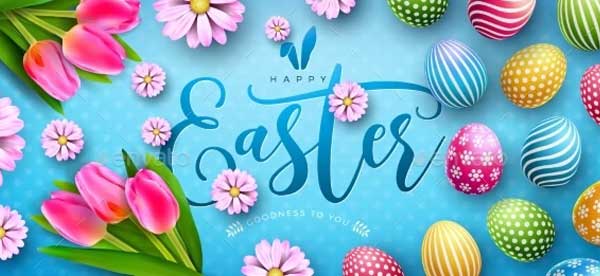 Easter Holiday Invitation Template