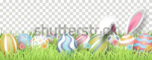 Easter PNG Background Template